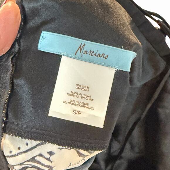 VINTAGE Y2K SILK SATIN CAMI BLOUSE TOP BY MARCIANO BOHO FAIRY WHIMSIGOTH RETRO S - Picture 4 of 5